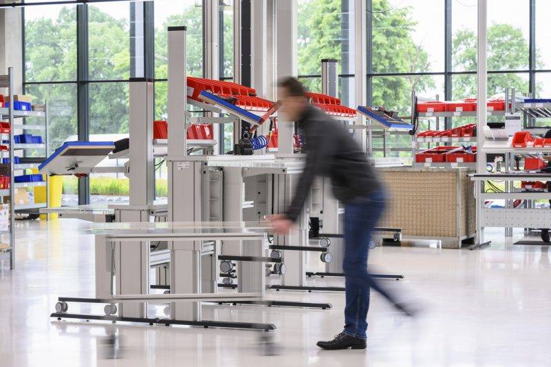 Arbeitsplatzgestaltung, Produktionsübersicht, elabo, oliver saul fotografie